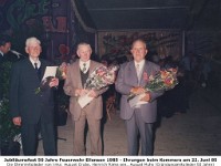 t20.28a - Feuerwehrfest 1985 - Ehrungen beim Kommers